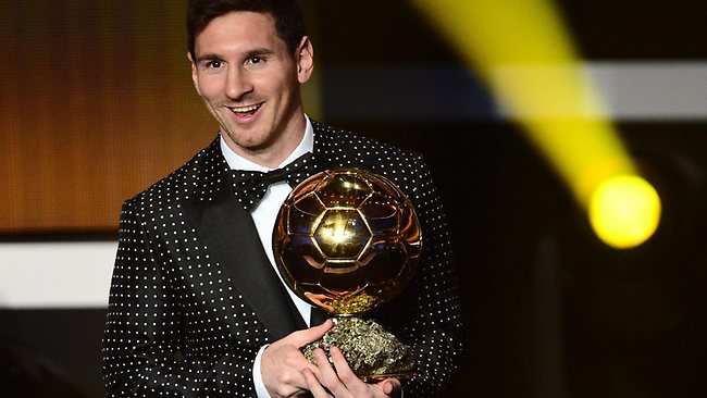 Lionel Messi ballon dor FIFA Ballon dor 2012 : le onze de lannée (de la rédac)