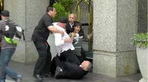 Quand le chanteur des Red Hot Chili Peppers se fait neutraliser par les gardes du corps des Stones